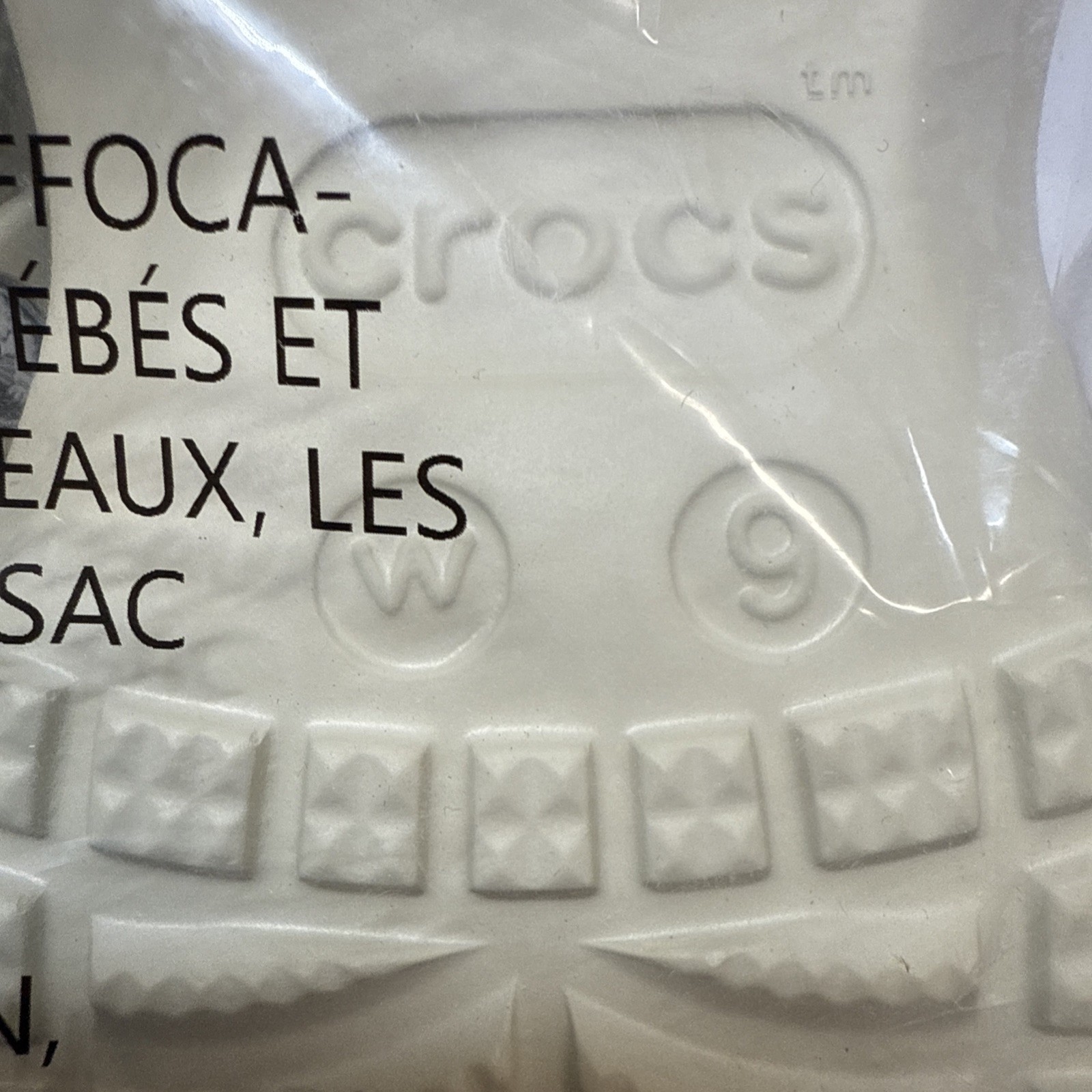 Crocs Mega Crush Clogs Platform Shoes Bone Ivory Men’s Size 7 Women Size 9