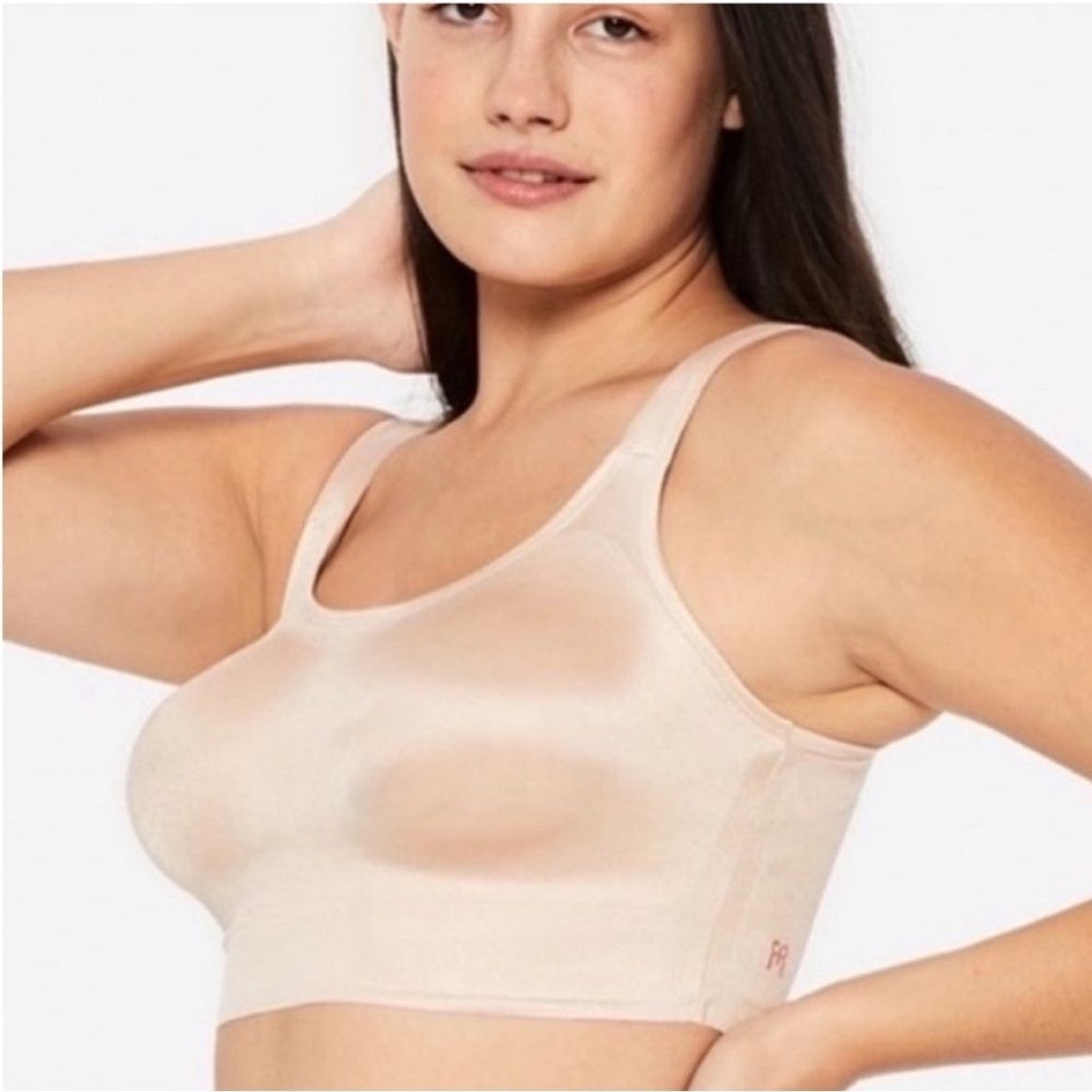 Ruby Ribbon 3029 Original Demiette Wireless Bra Nude Tan Size 34
