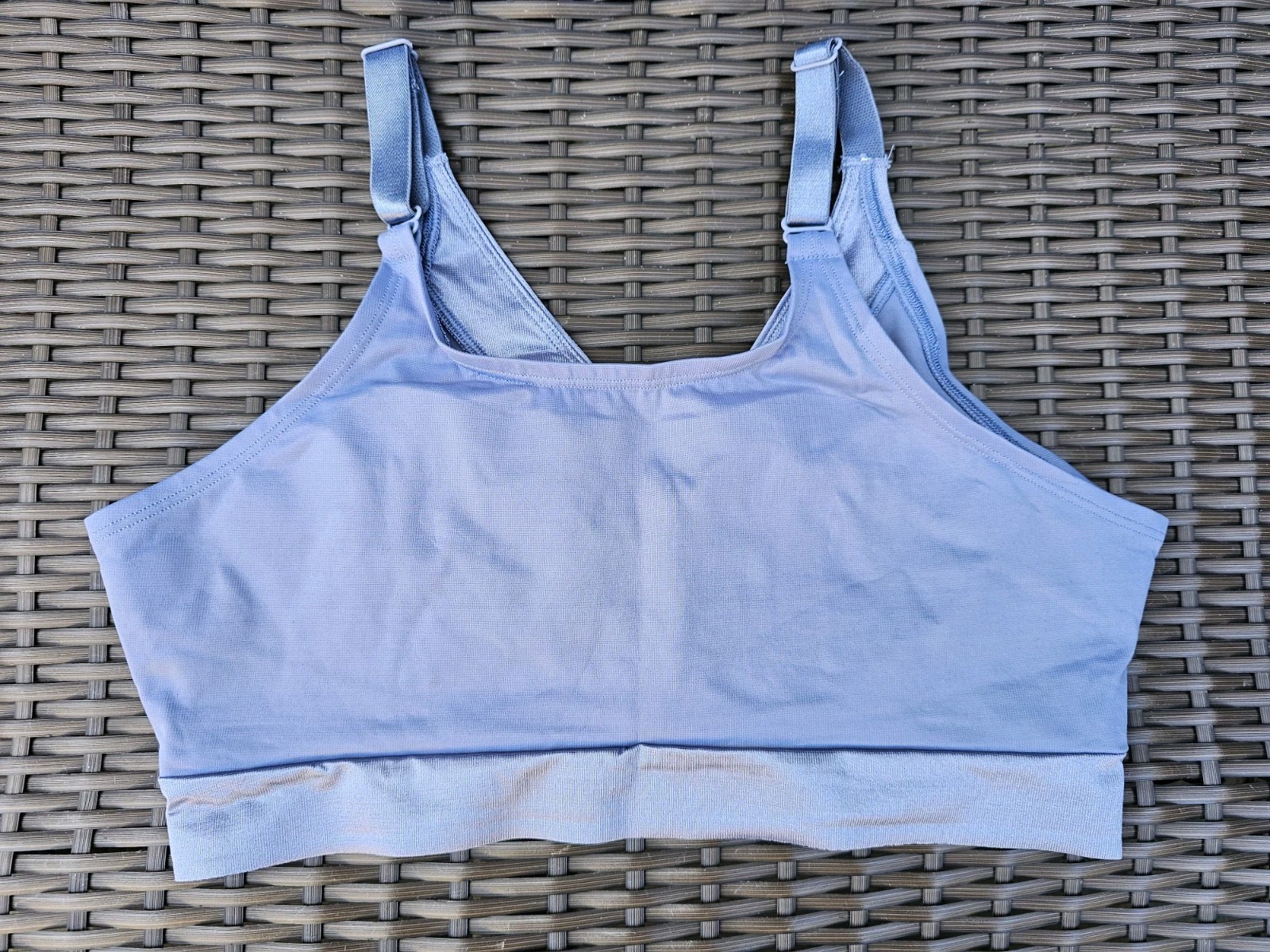 Ruby Ribbon Athena Demiette Bra Style 3060 Size 34 Adjustable Blue NWOT