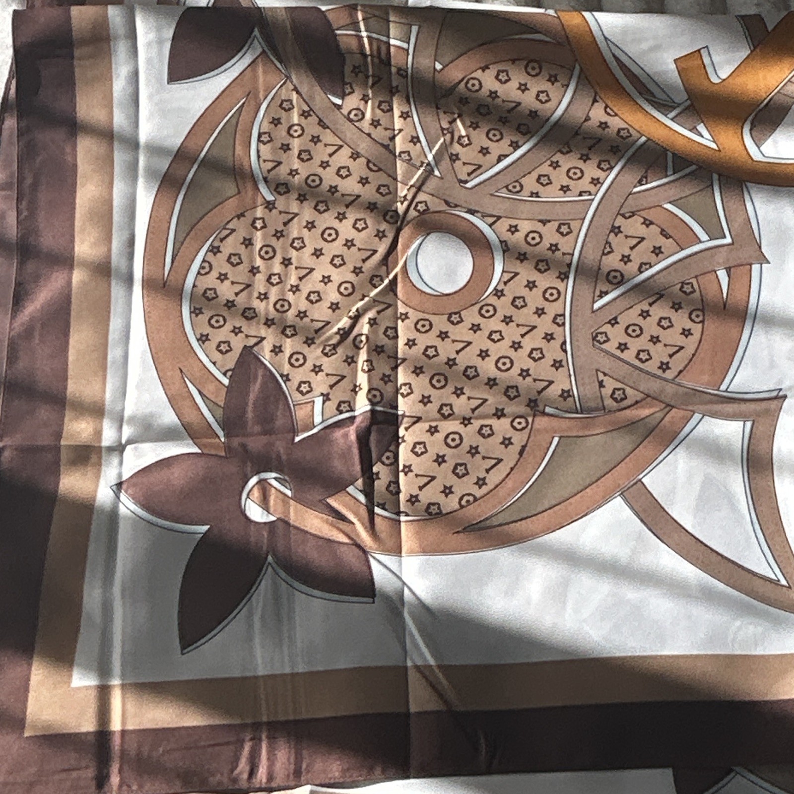 Women’s Printed Multicolor Geometric Square Scarf/Shawl, AS-750 MIX