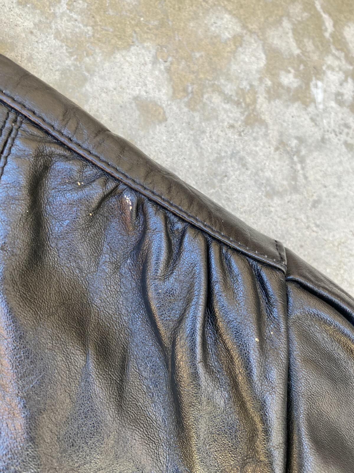 HIGH SIERRA Women’s VTG 80s 90s Leather Black Motorcycle Jacket | 9-10