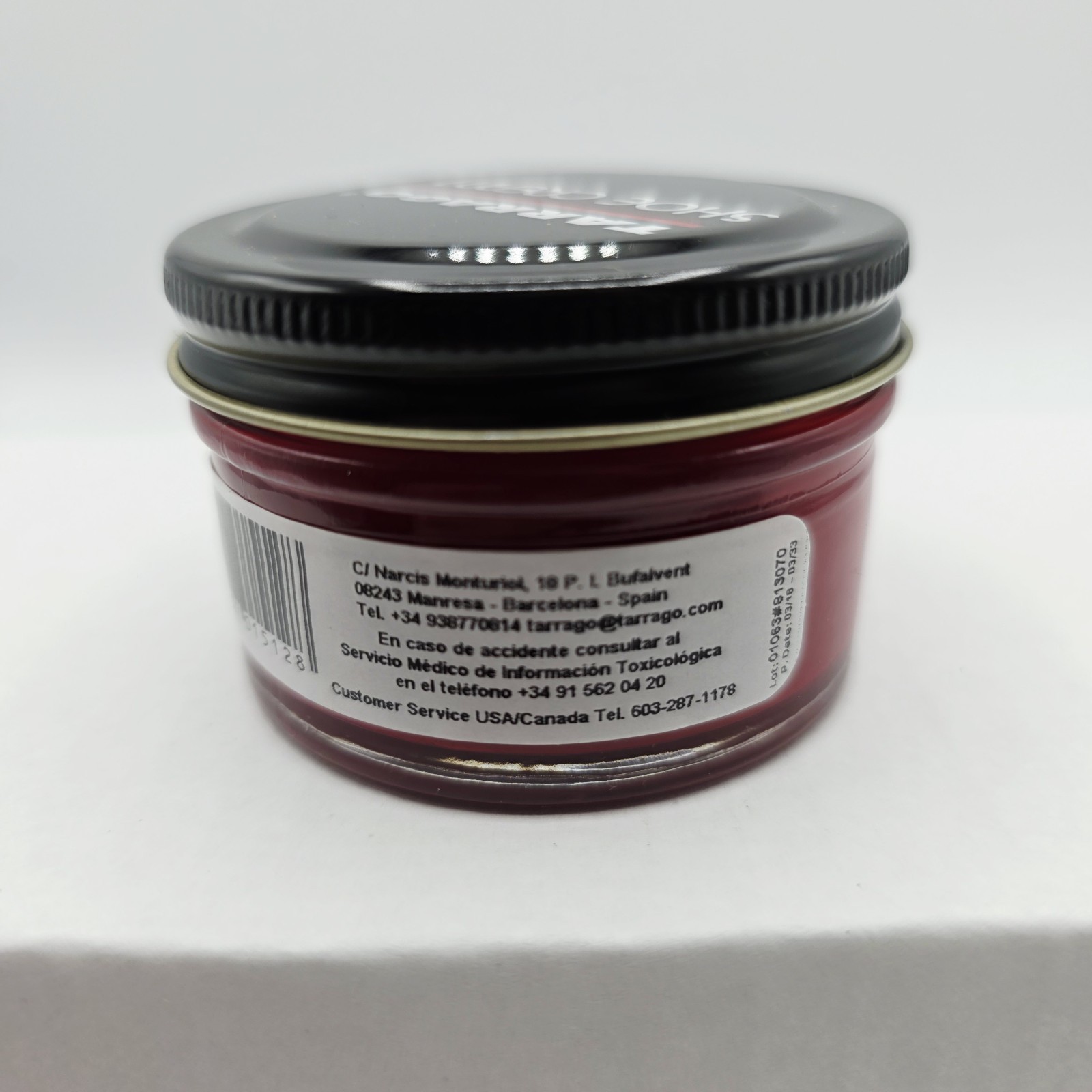 Tarrago Shoe Polish # 12 Red Cream Leather Protector 1.76 oz. 50ml Boot