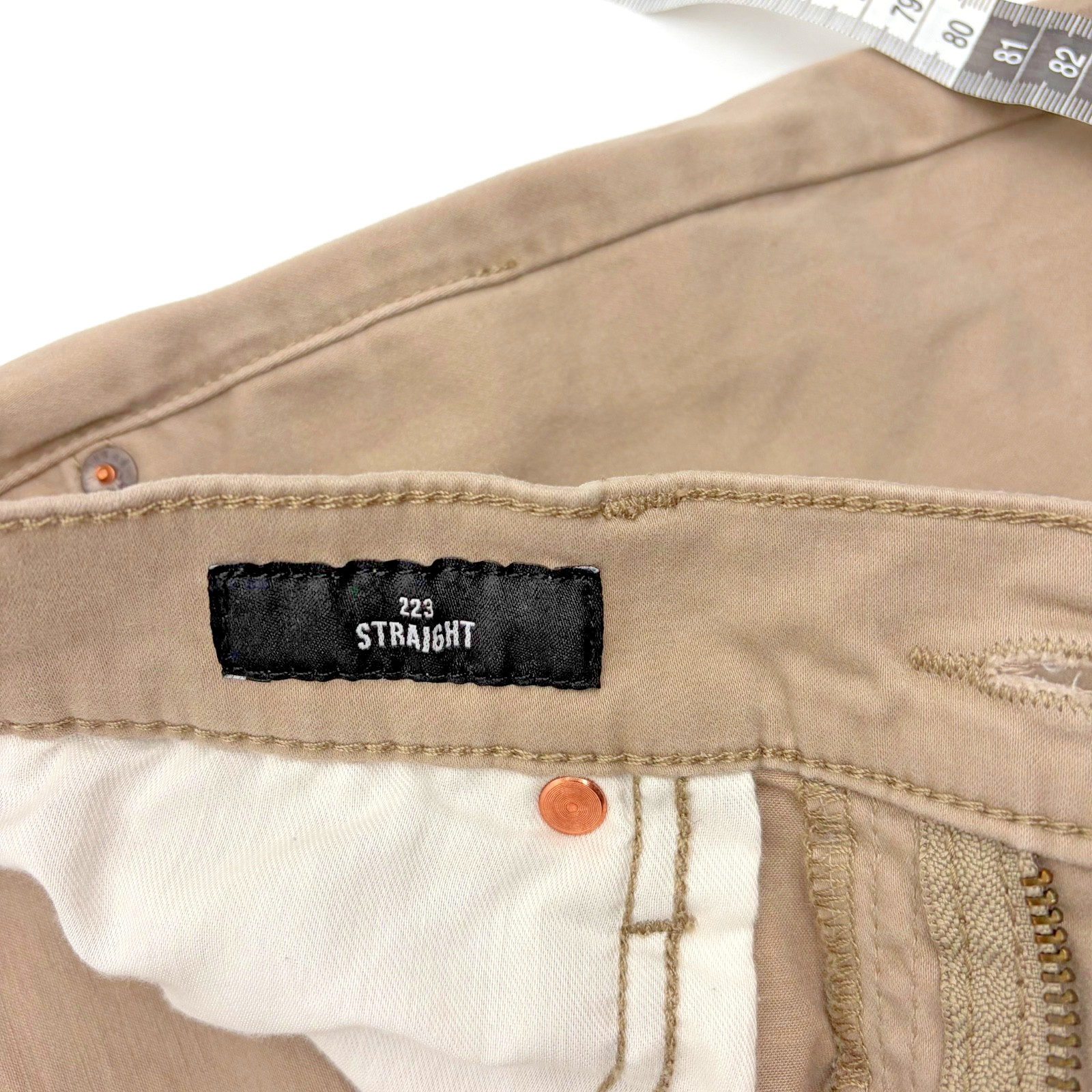 Lucky Brand 223 Men’s 32×31 (Tag 32×32) Straight Leg Stretch Tan Pants
