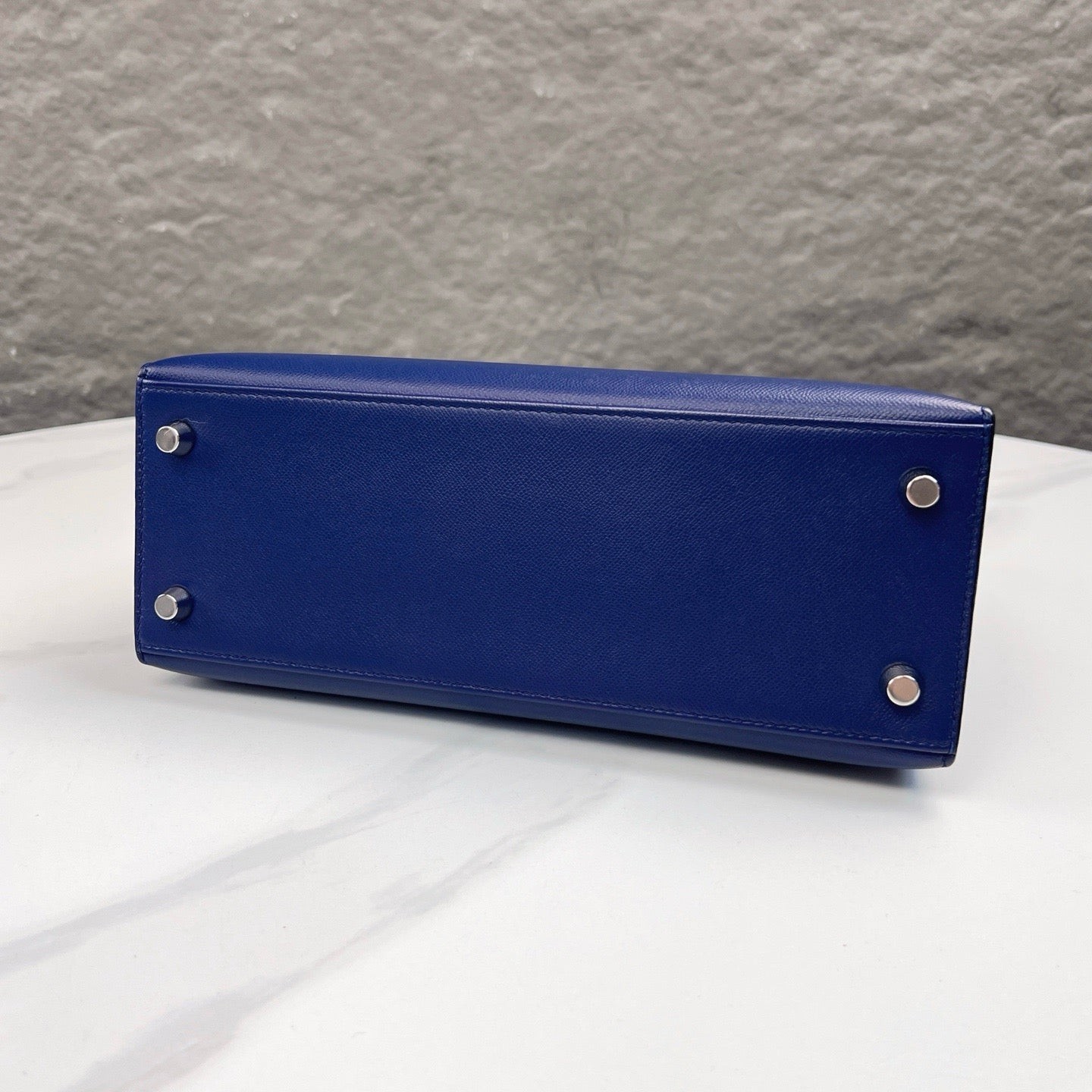 Hermes Kelly 25 73 Bleu Saphir Madame (mk103190)