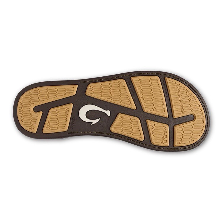 OluKai Tauhine Men’s Beach Sandals – Toffee, US 11