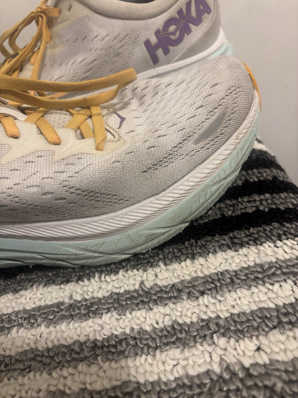 Size 11B – Hoka One One HOKA Clifton 8 Blanc De Blanc W 1119394 BDBW FE1221J