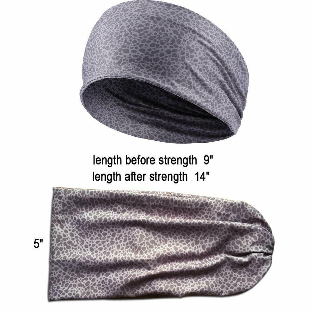 Stretch Sweatband Wide Headband Yoga Gym Run Head Wrap Head Band for Women Gift
