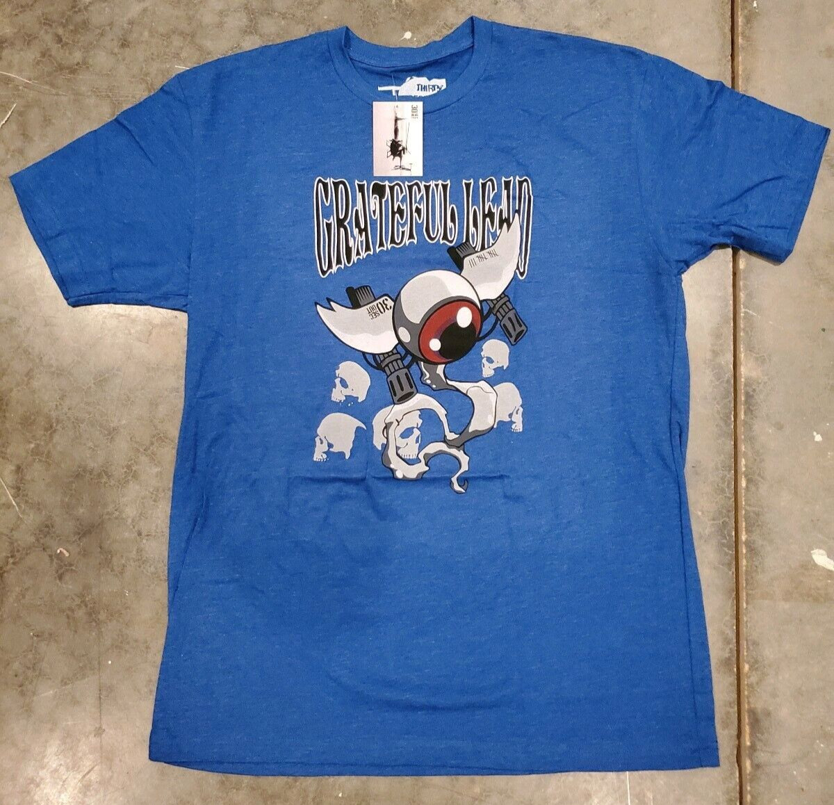 30 Seconds Out T Shirt Grateful Lead Blue As seen on Seal Team TV show – Large