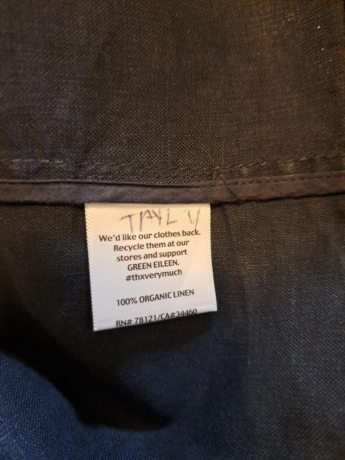 EILEEN FISHER 100% LINEN UNLINED JACKET SIZE S EUC Returns Accepted