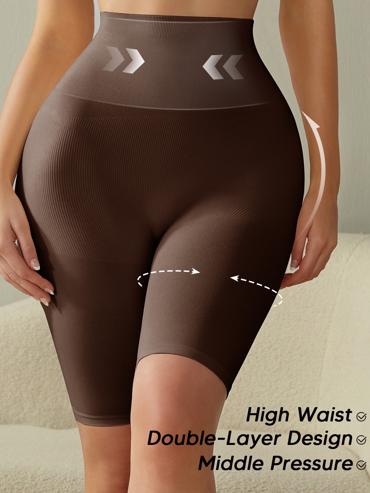 Fajas Women’s High Waist Shapewear Short Tummy Control Body Shaper Girdle Pants