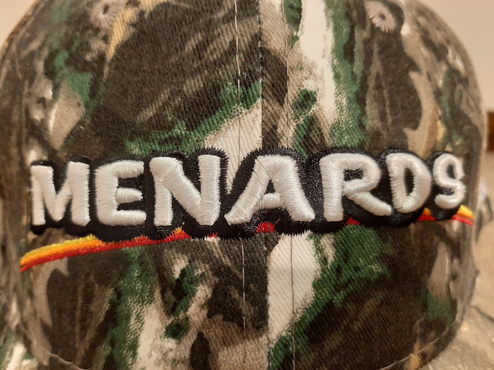 Brand New Men’s Menards MASTERFORCE ATLAS One Size Fits All Camouflage Hat Cap