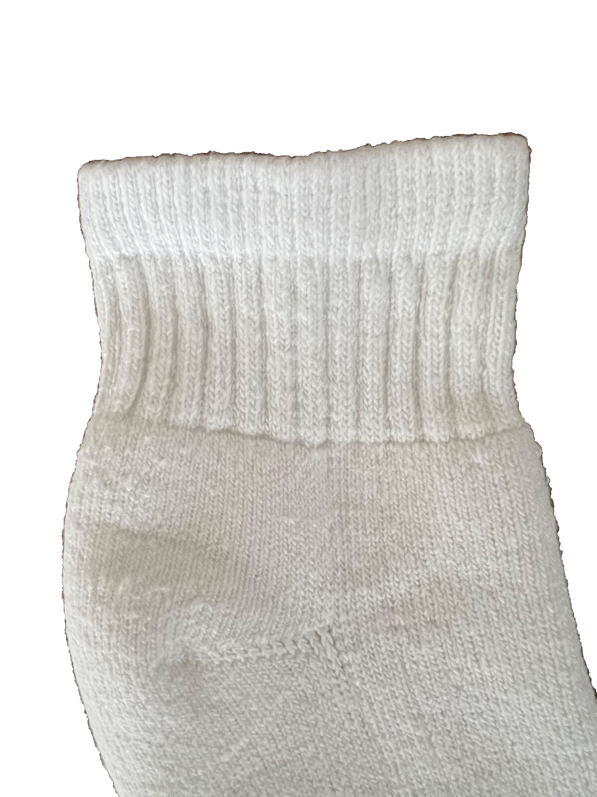 WIGWAM SUPER 60 QUARTER SOCKS 6-PAIRS COTTON BLEND WHITE SZ 2L FIT’S 15-17 SHOE