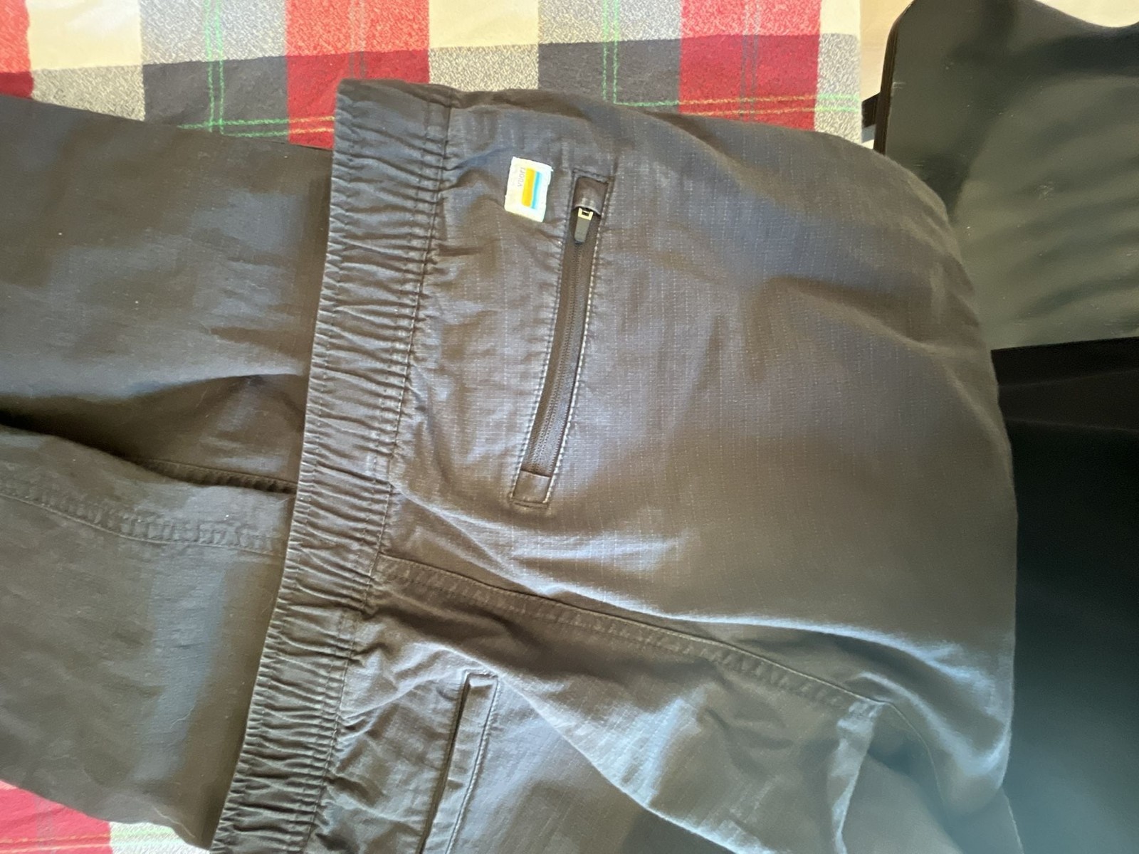 Vuori Ripstop Pant Charcoal Gray Drawstring Hiking Pants