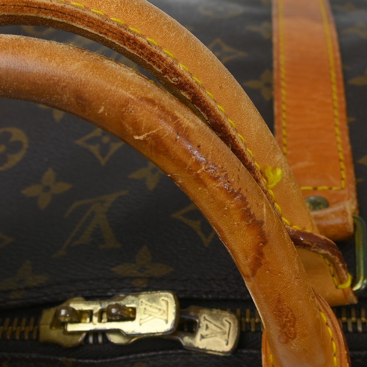 Best05 LOUIS VUITTON KEEPALL BANDOULIERE 60 DUFFLE M41412 VI8910 YQ01384