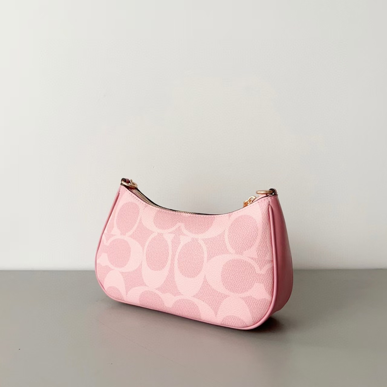 NWT Coach Teri Shoulder Bag In Signature Canvas CAL51 Powder Pink