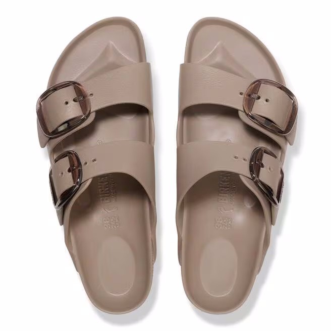 Birkenstock Womens Arizona Big Buckle EVA Sandals 1030389 – Grey Taupe