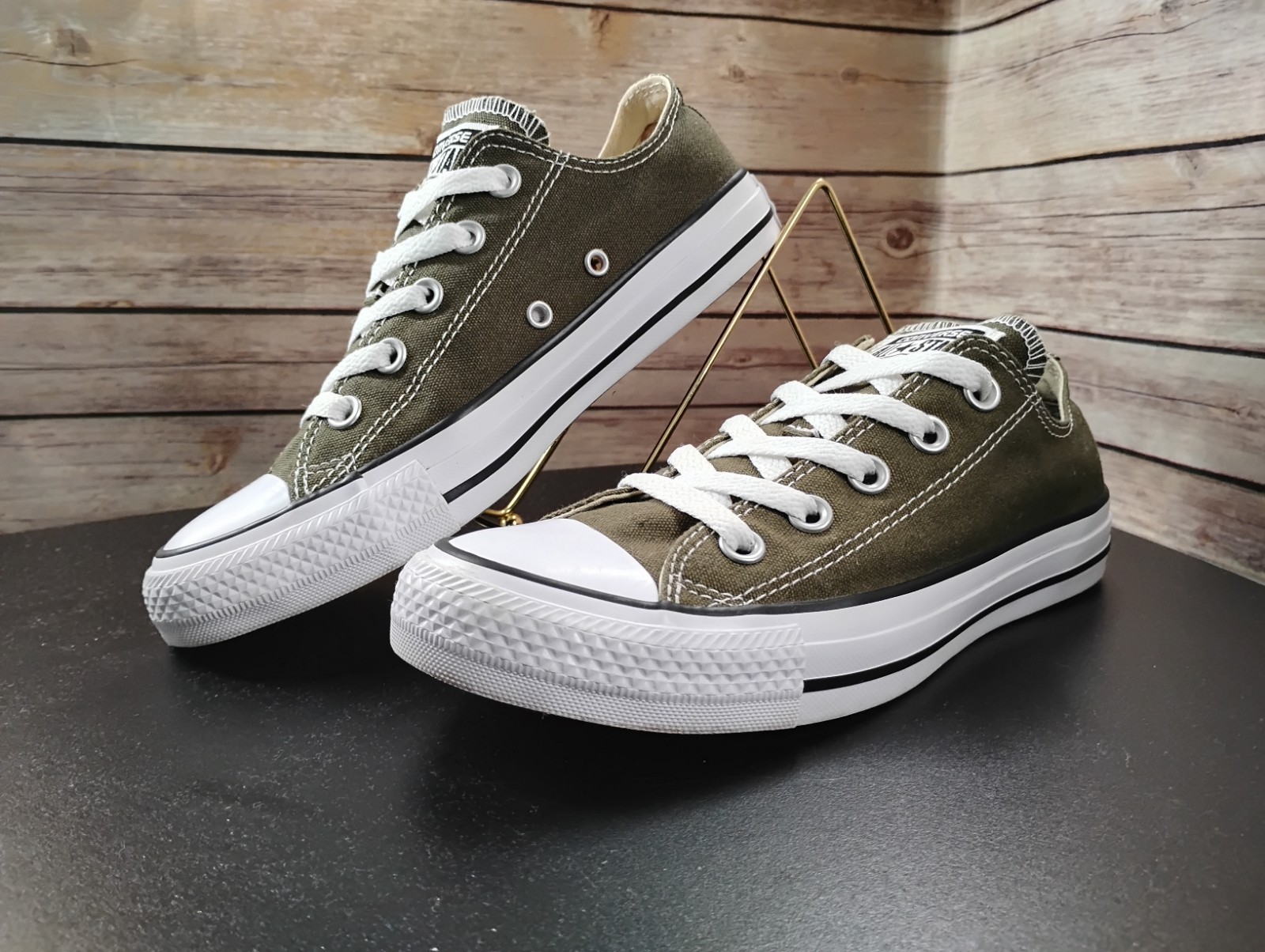 Converse All Star Chuck Taylor Low Top Olive Green 151184F Men 4 / Women 6 -…