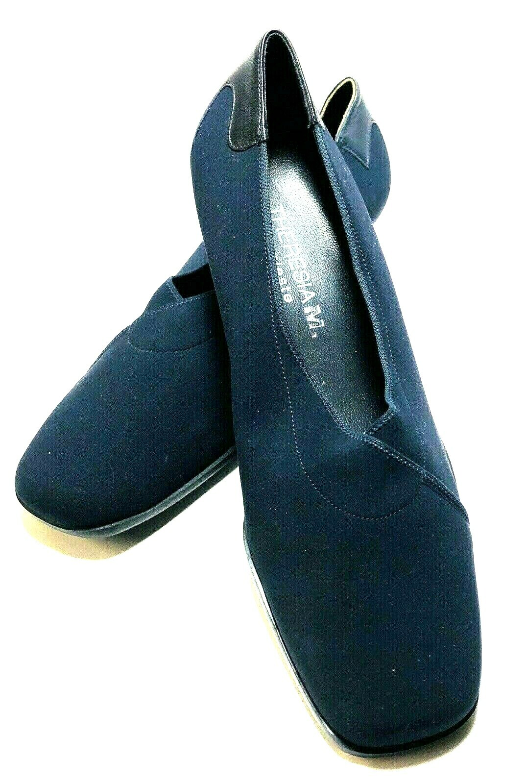 Theresia M. Celeste Lea Fabric Comfort Shoes Blue UK 4.5 US 6.5 G Low Heels New