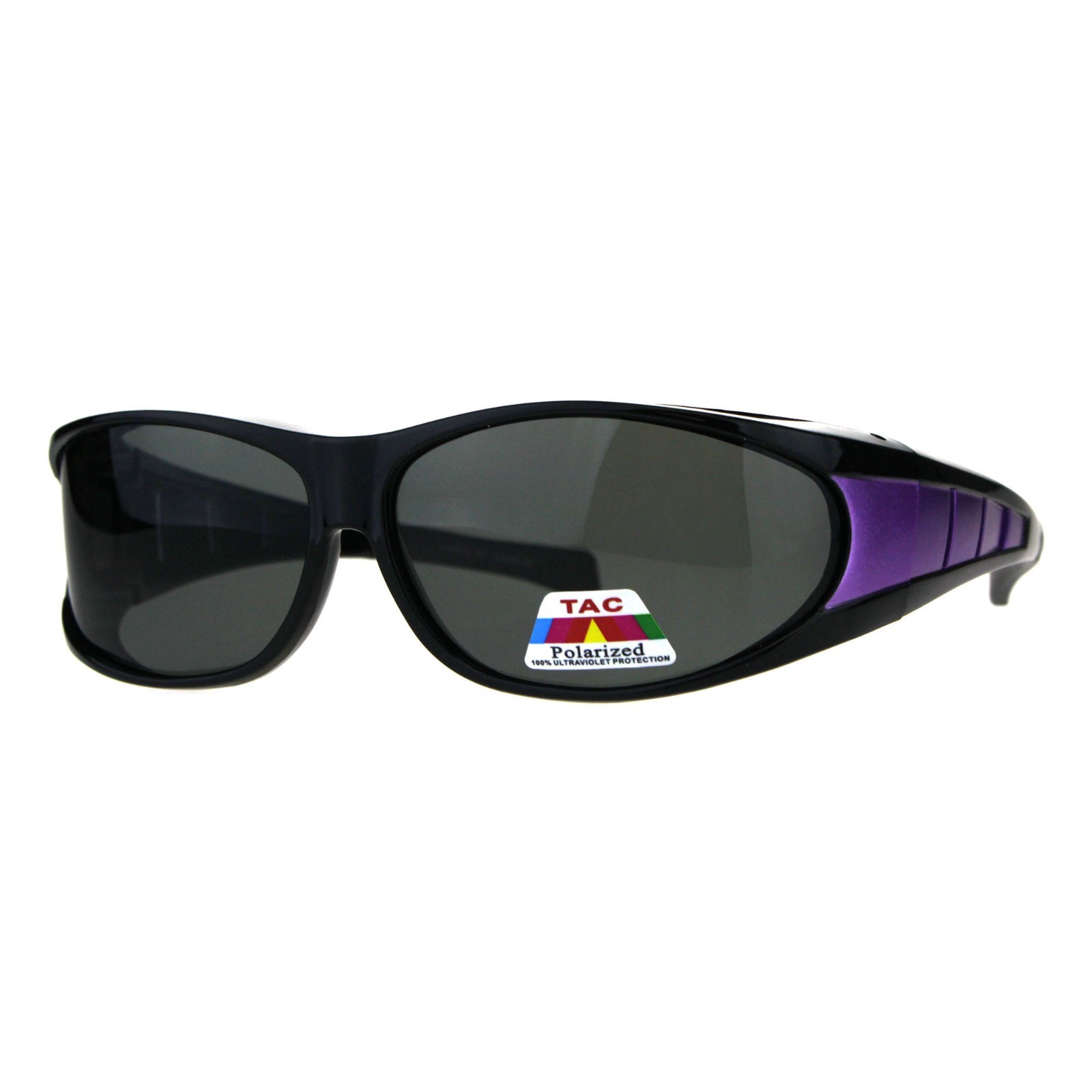TAC Polarized Lens Fit Over Sunglasses Over The Glasses Large Oval Frame