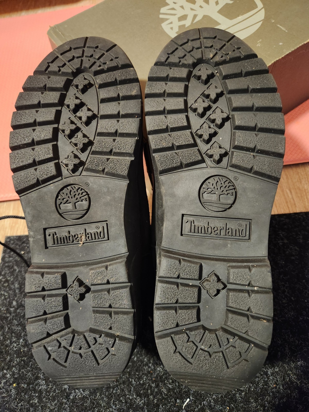 Timberland Field Boot Black Nubuck GS SZ 8
