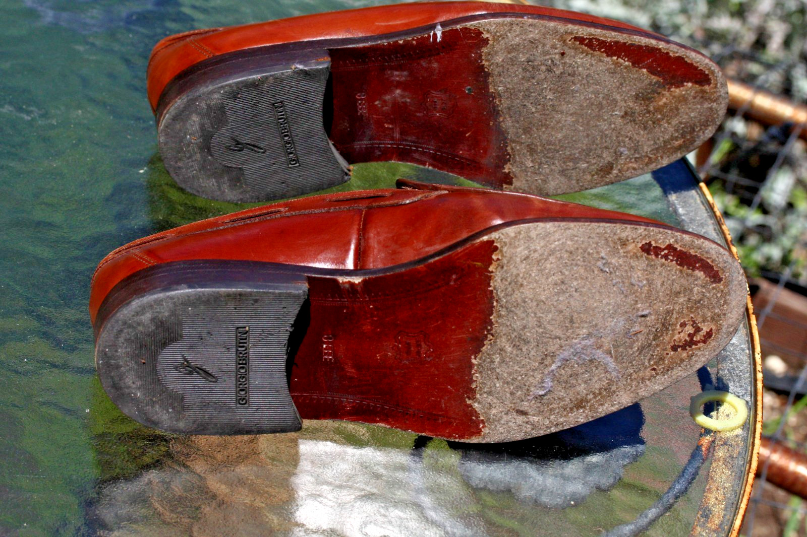Giorgio Brutini 8 EEE brown loafers