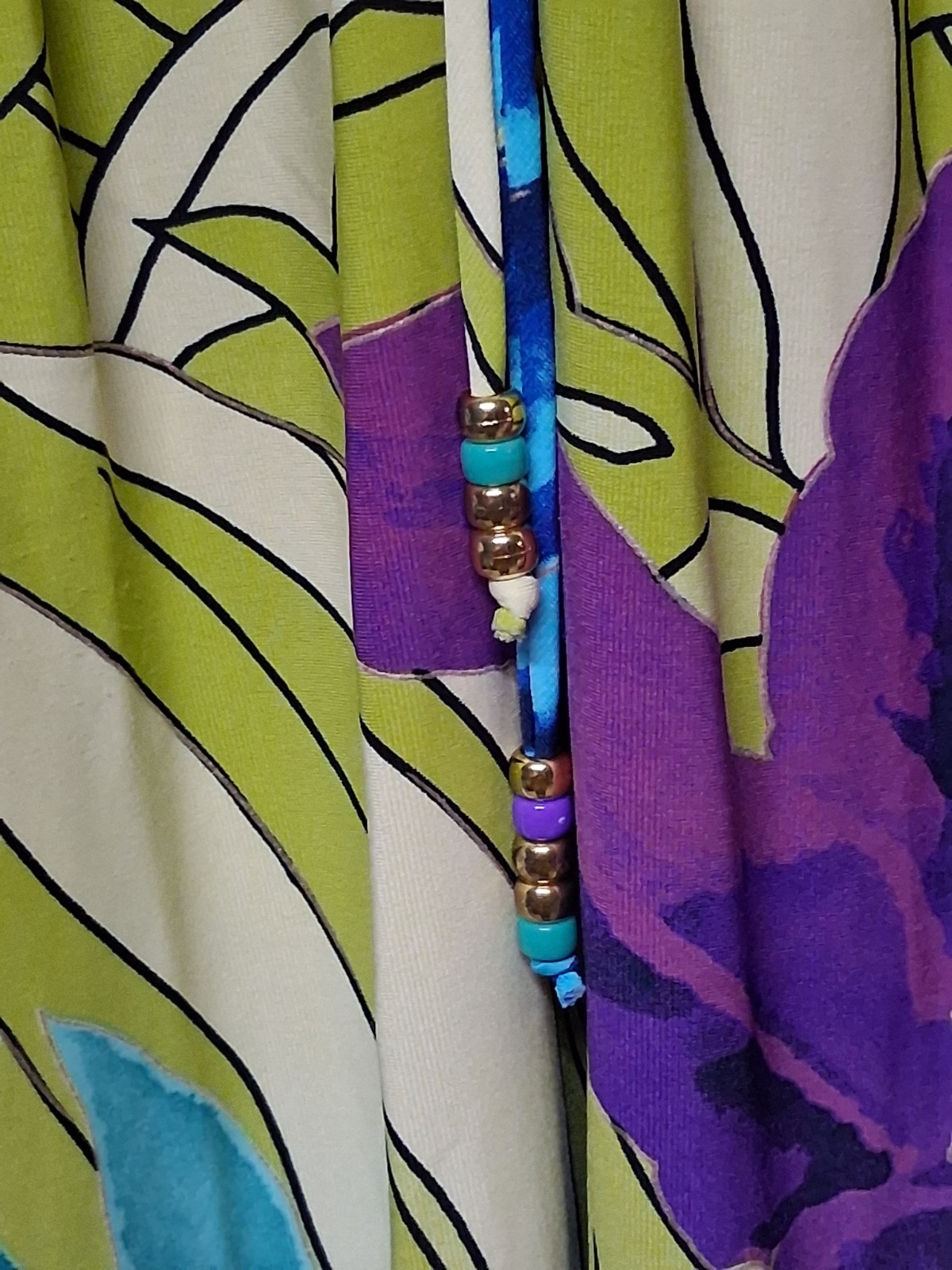 VINTAGE Y2K CACHE SILKY BEADED TROPICAL HALYER MAXI DRESS SIZE SMALL