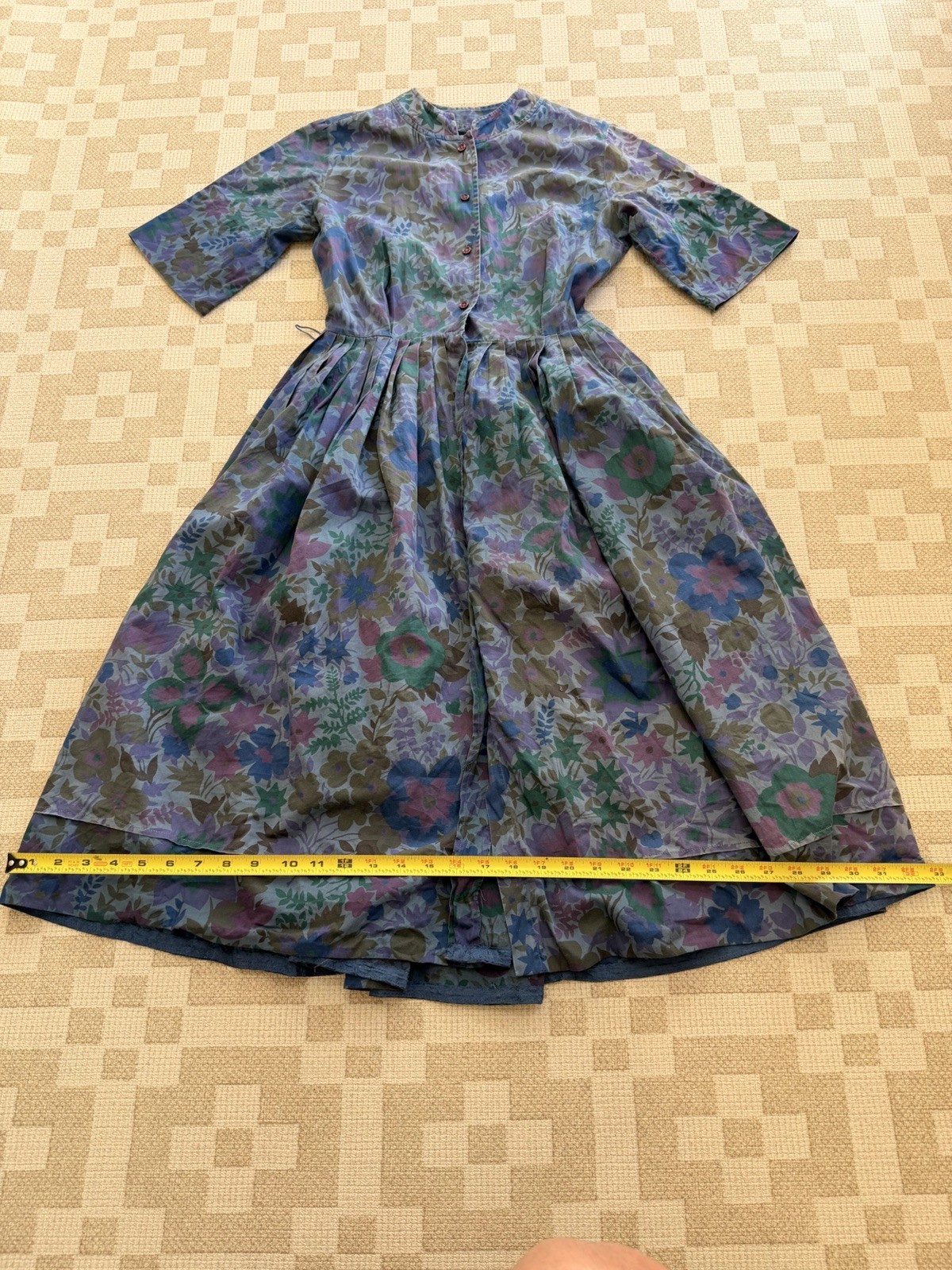 Vintage 50s 60s Countrywise Macshore Classics Dress XS Small 9/10 Cottagecore
