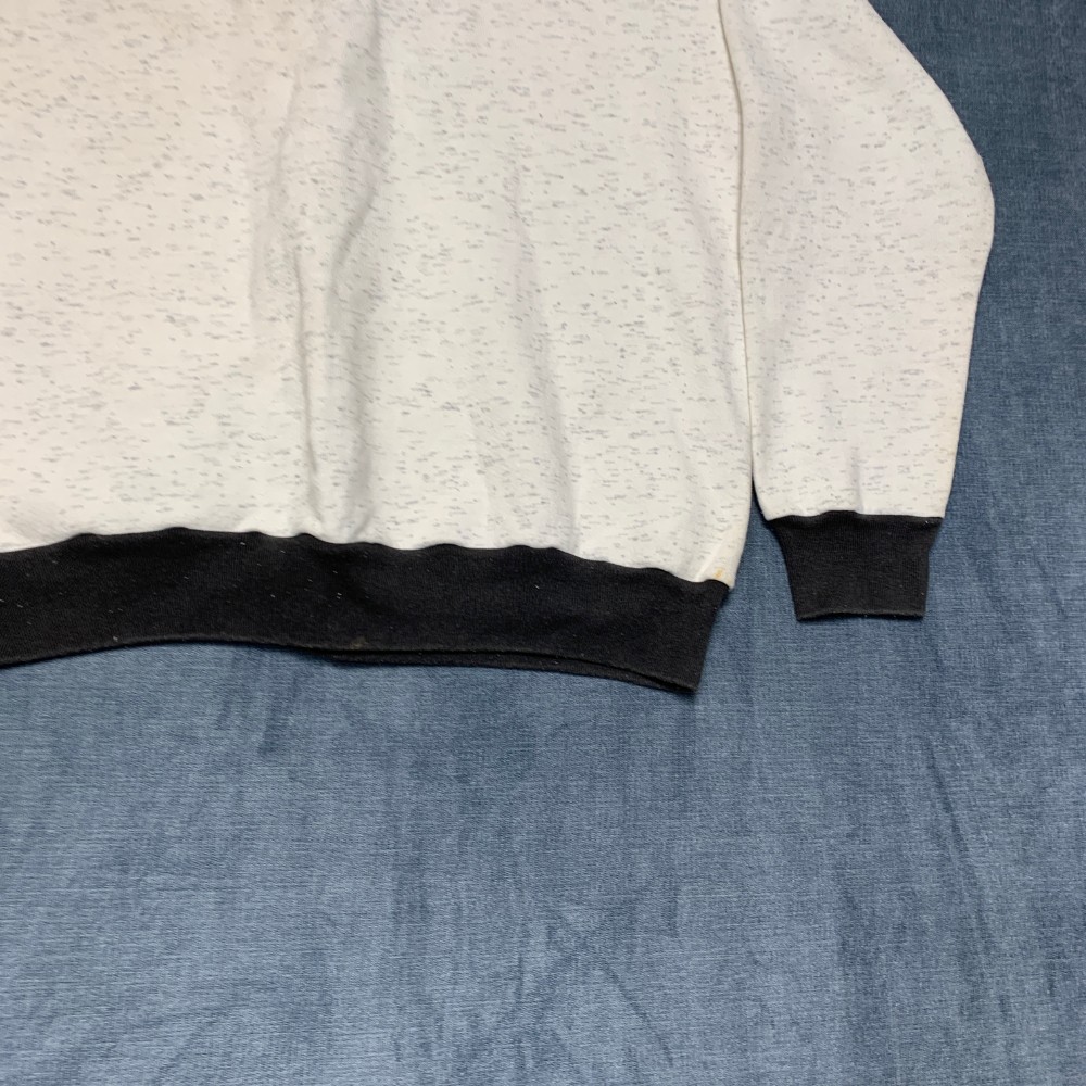 VTG Signature Sportswear Prime Inc Springfield Henley Sweatshirt Men Large White
