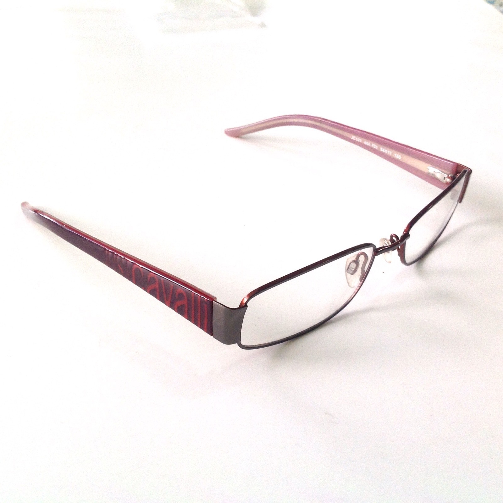 Just Cavalli Eyeglasses JC 121 Gunmetal 731 Size 54mm Optical Frame New