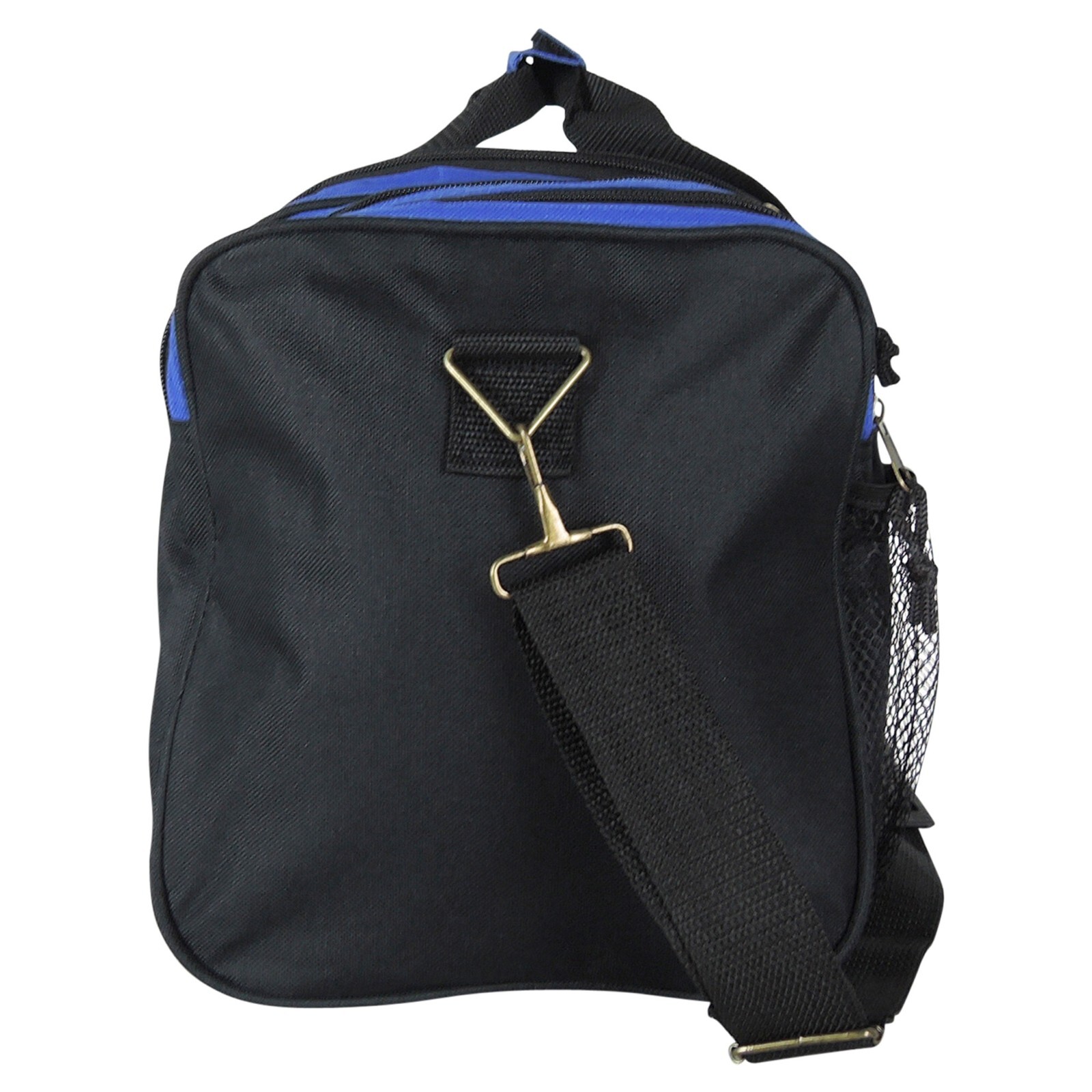 DALIX Brand New Duffle Bag Sports Duffel Bag in Black Gym Bag Royal Blue