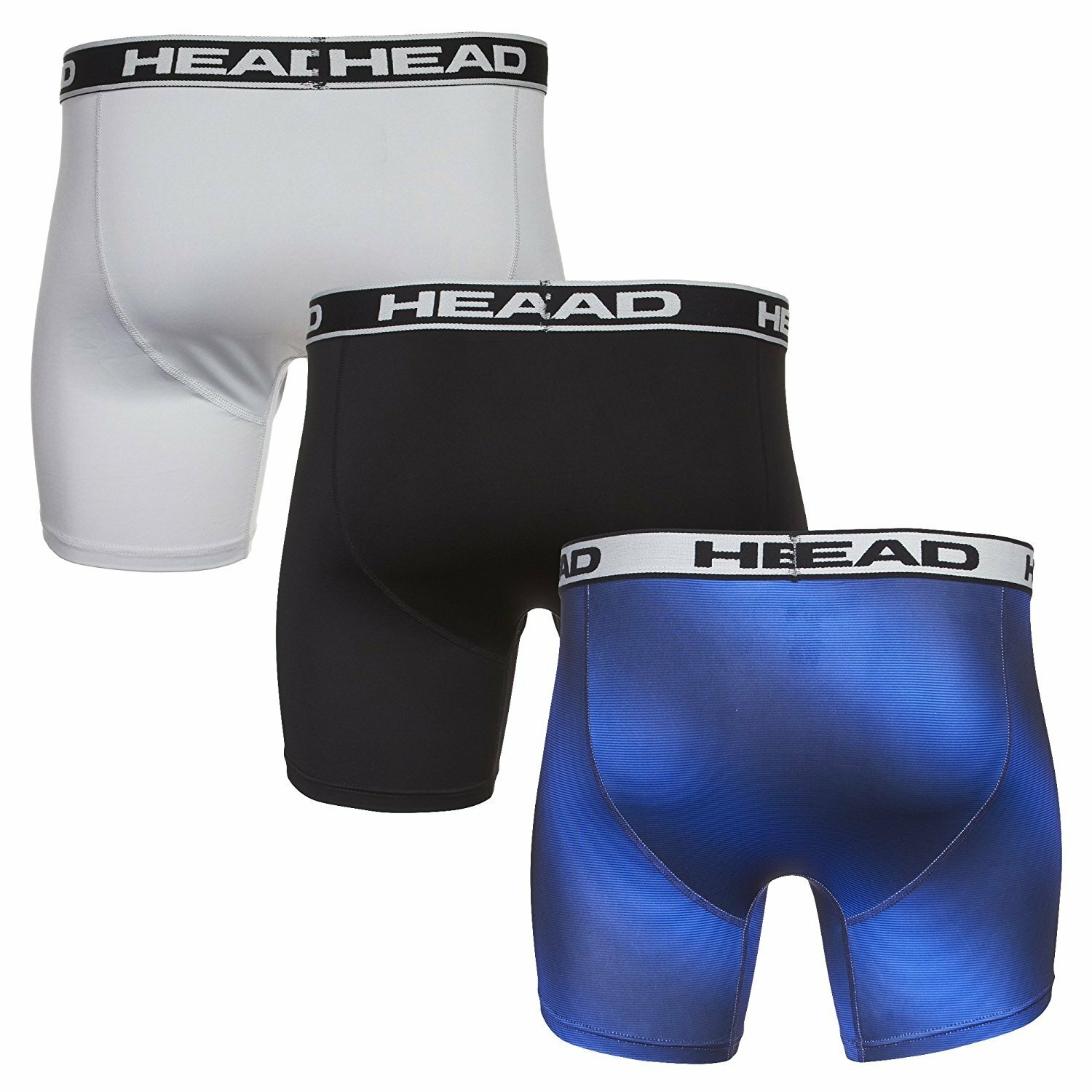 HEAD Mens Boxer Briefs -Performance or Cotton Stretch 12-Pack Tagless S-5XL