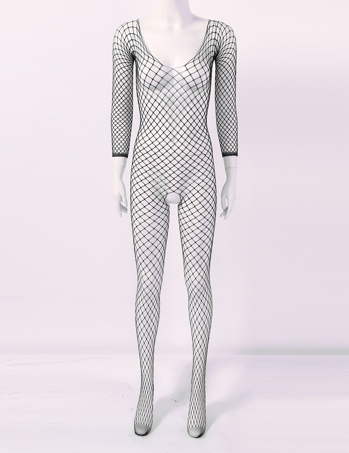 Women Bodysuit Sexy-Lingerie Fishnet Body-Stocking Babydoll Sleepwear Nightwear