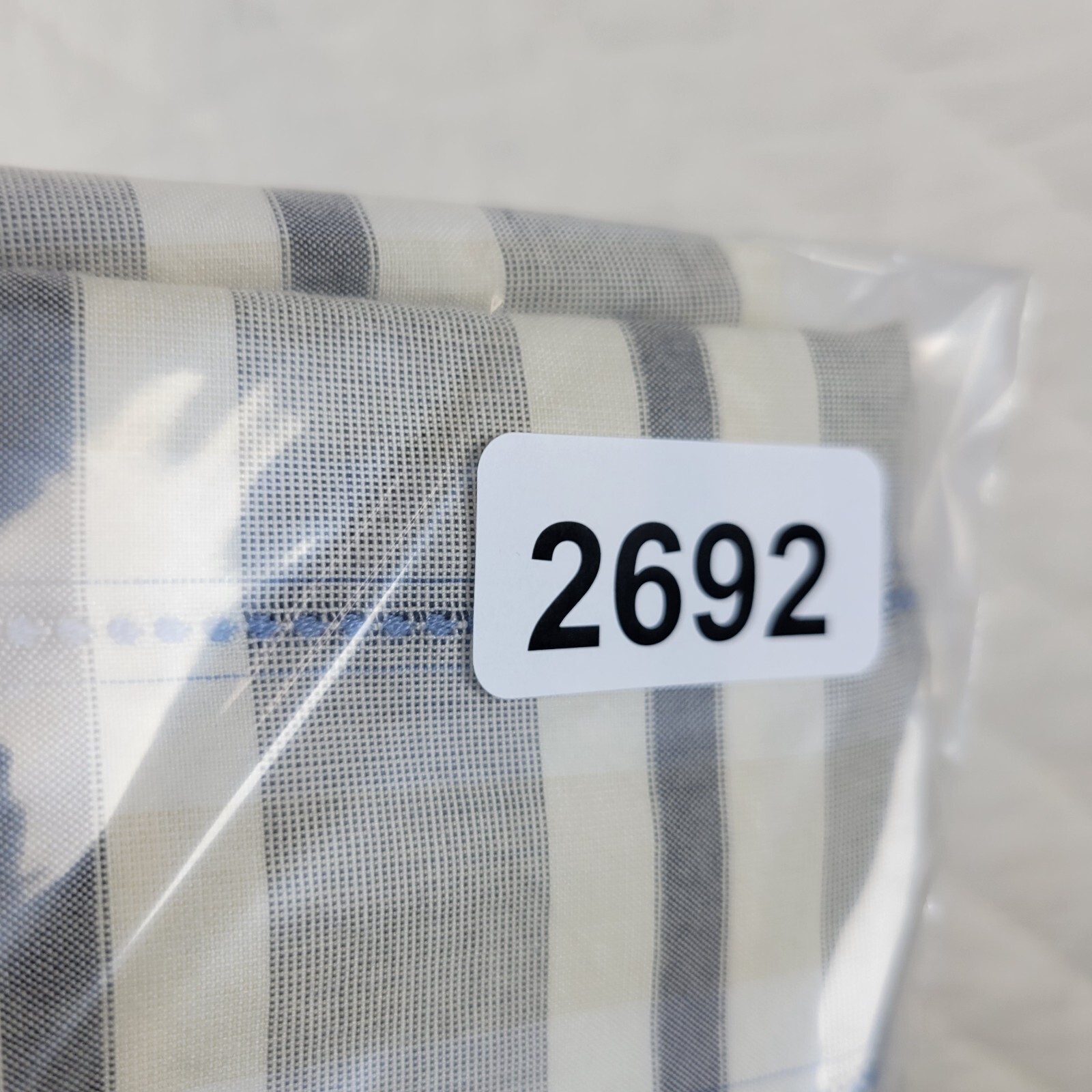 Nat Nast Shirt Mens Extra Large XL Short Sleece Beige White Plaid Silk Blend