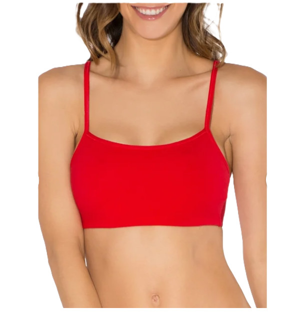 Fruit of The Loom Women’s Spaghetti Strap Cotton Pull Over 3 Pack Sports Bra