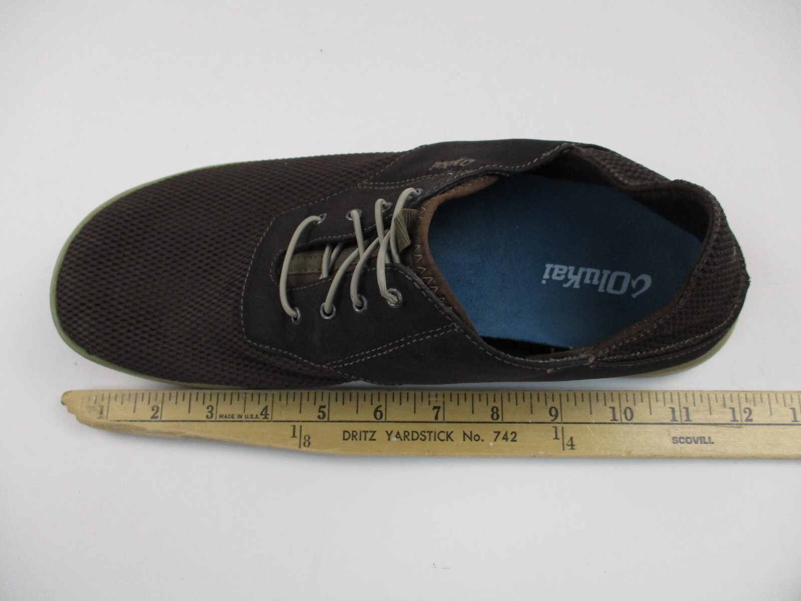 OluKai Men’s Nohea Moku Boat Shoes Mens 11 Brown Low Top Lace Up