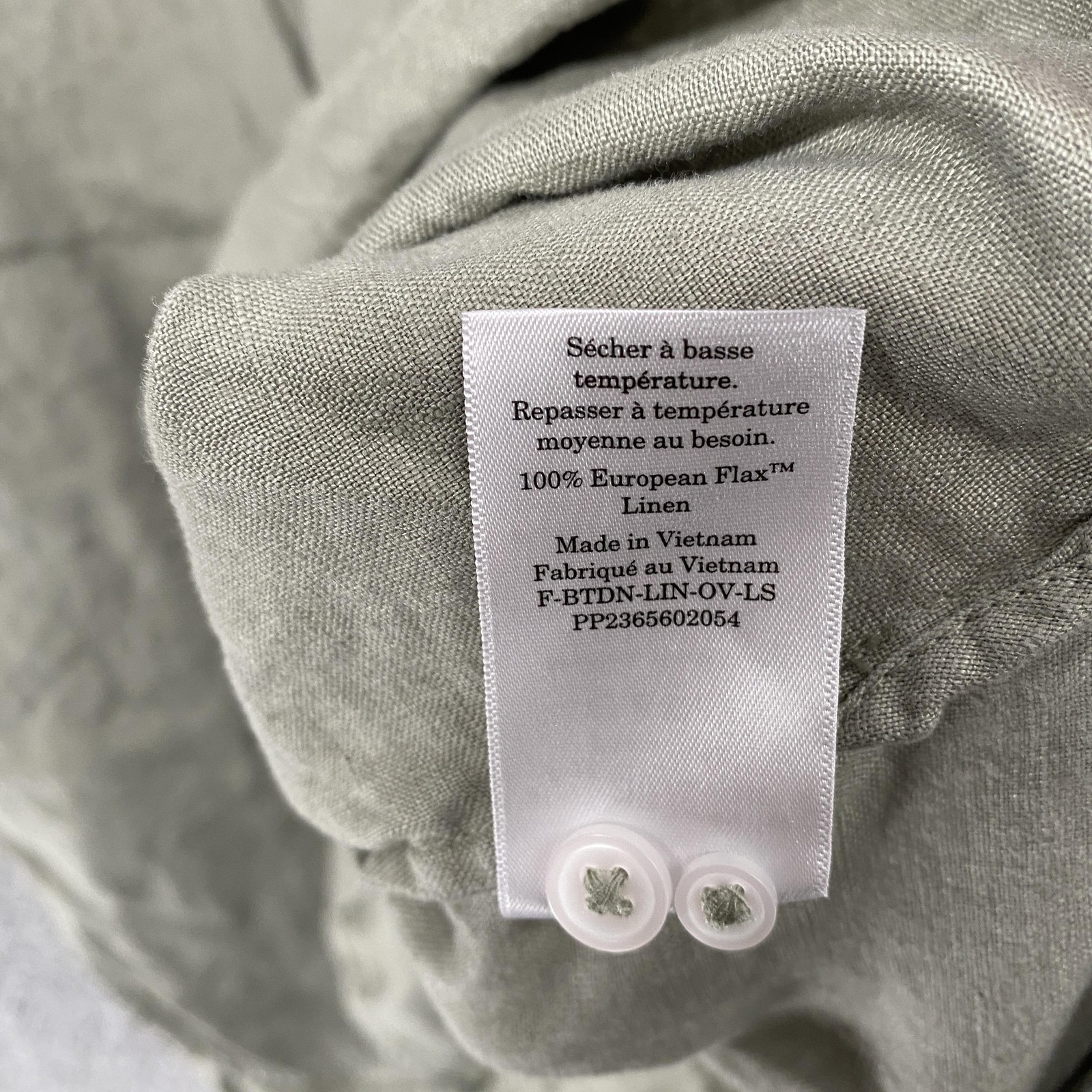 Everlane Linen Shirt Womens XL Button Up Relaxed Long Sleeve Minimalist Capsule