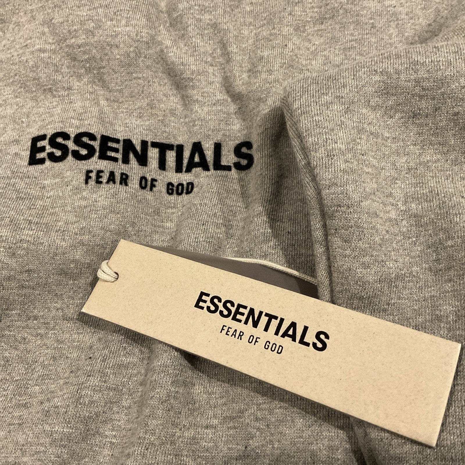 Essentials Fear Of God Sweatshirt Dark Oatmeal (Medium)