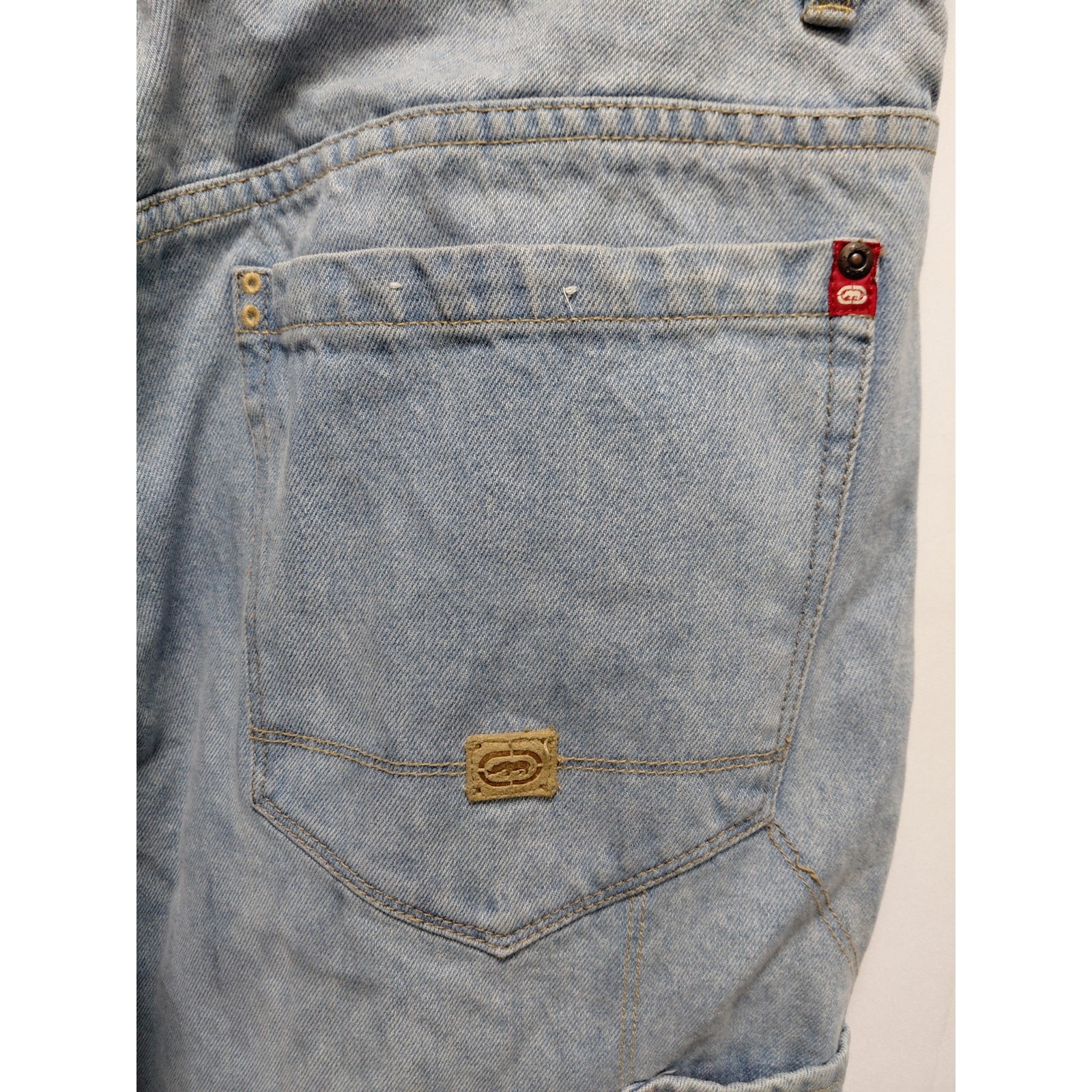 Ecko Unlimited Denim Jeans Light Wash Mid (10-12 in) Relaxed Men Size 34