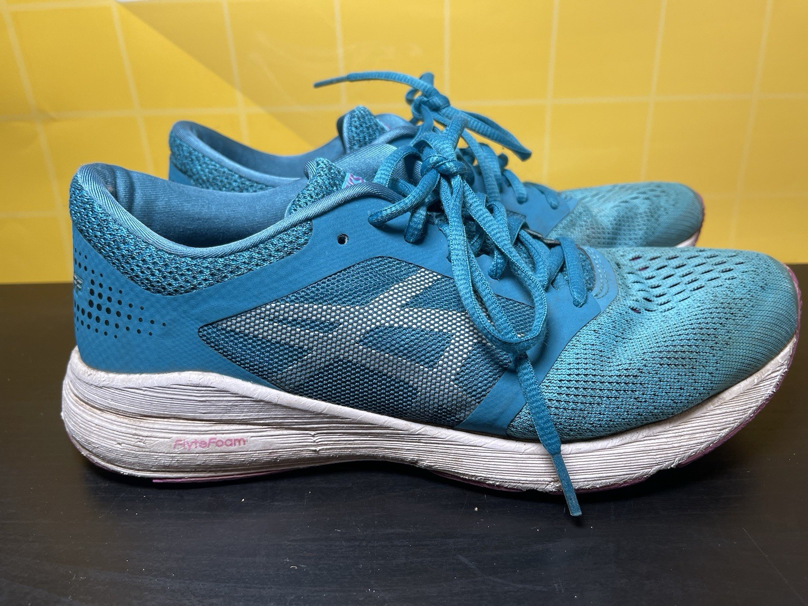 Asics Shoes Womens 9 Road Hawk Ff Running Sneakers Blue Lace Up Low Top T7D7N