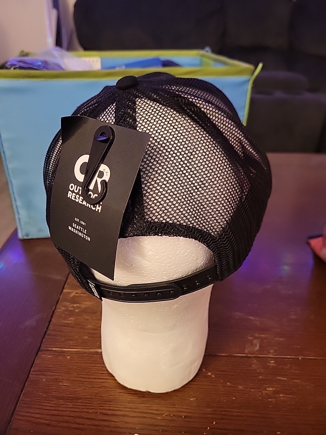 NWT Outdoor Research Quadrise Trucker Lo Pro Black Cap