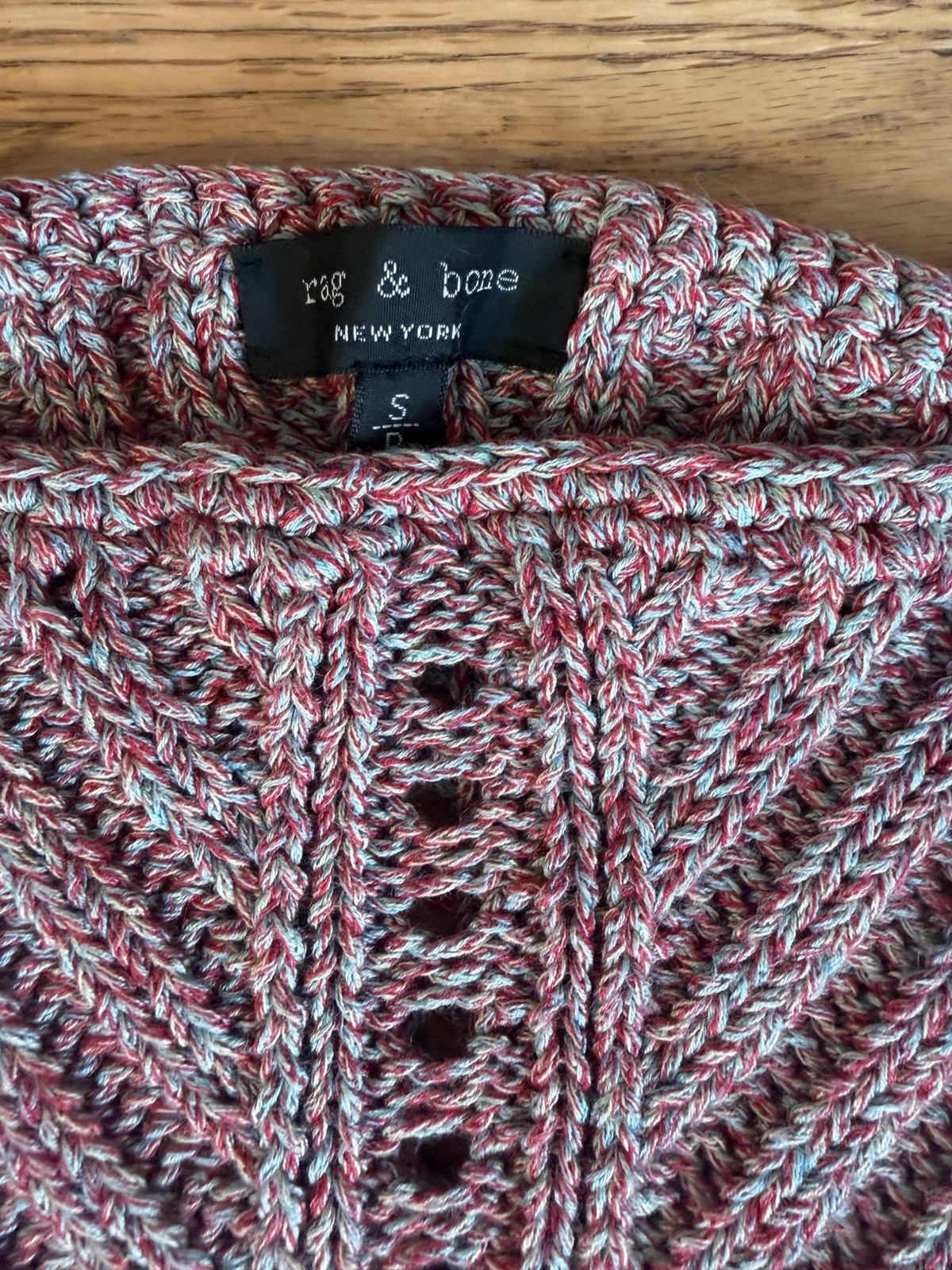 Rag & Bone $395 Roman Cotton Pullover Sweater Small