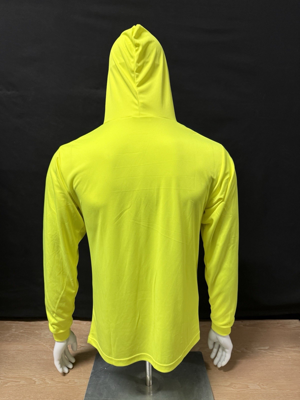 Hoodie Face Mask Long Sleeve T- Shirt 100% Polyester Material for UV Protection