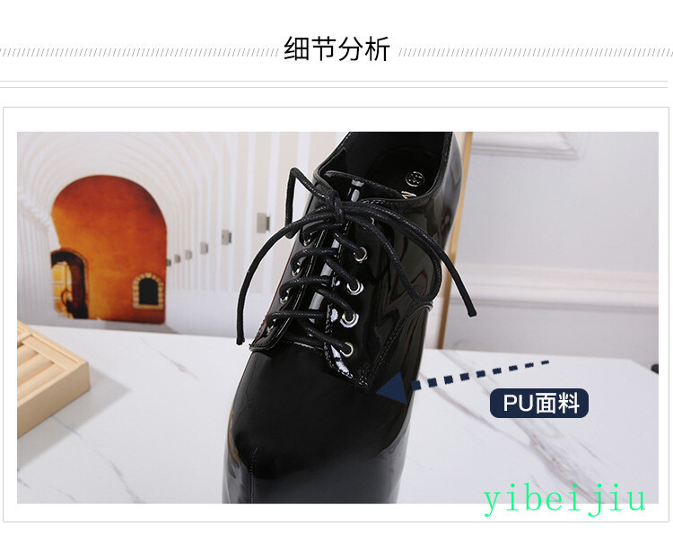 Womens High Heel Platform Shiny Leather Stage Shoes Cross Dresser Nightclub Sexy