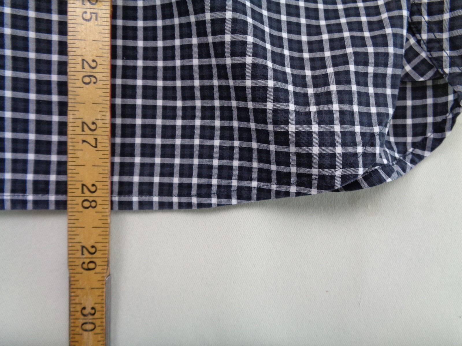 Fred Perry Shirt Mens Medium Black Check 100% Cotton Embroidered Logo Mod