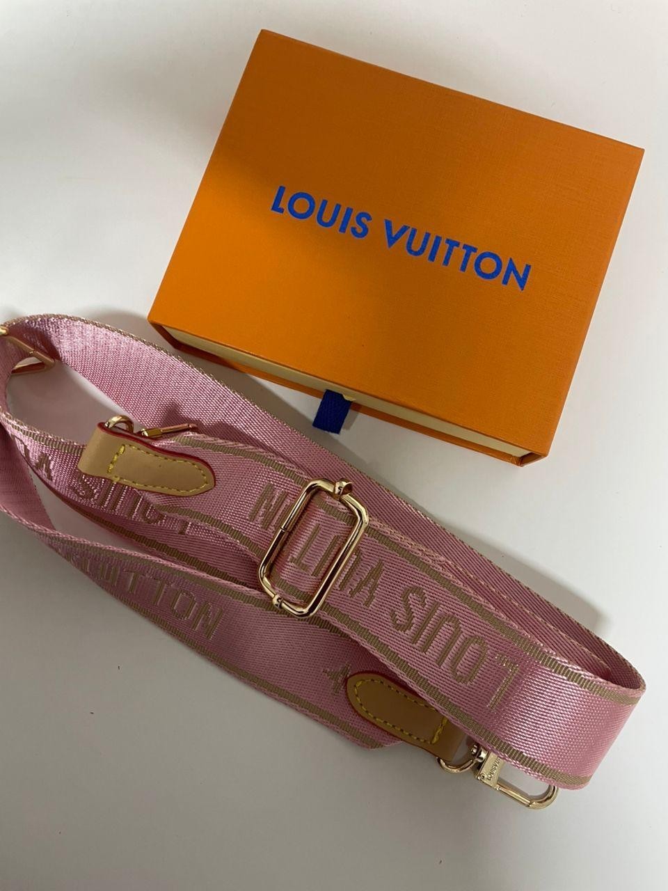 Louis Vuitton Shoulder Strap Adjustable Crossbody Shoulder Replacement Pink W/B