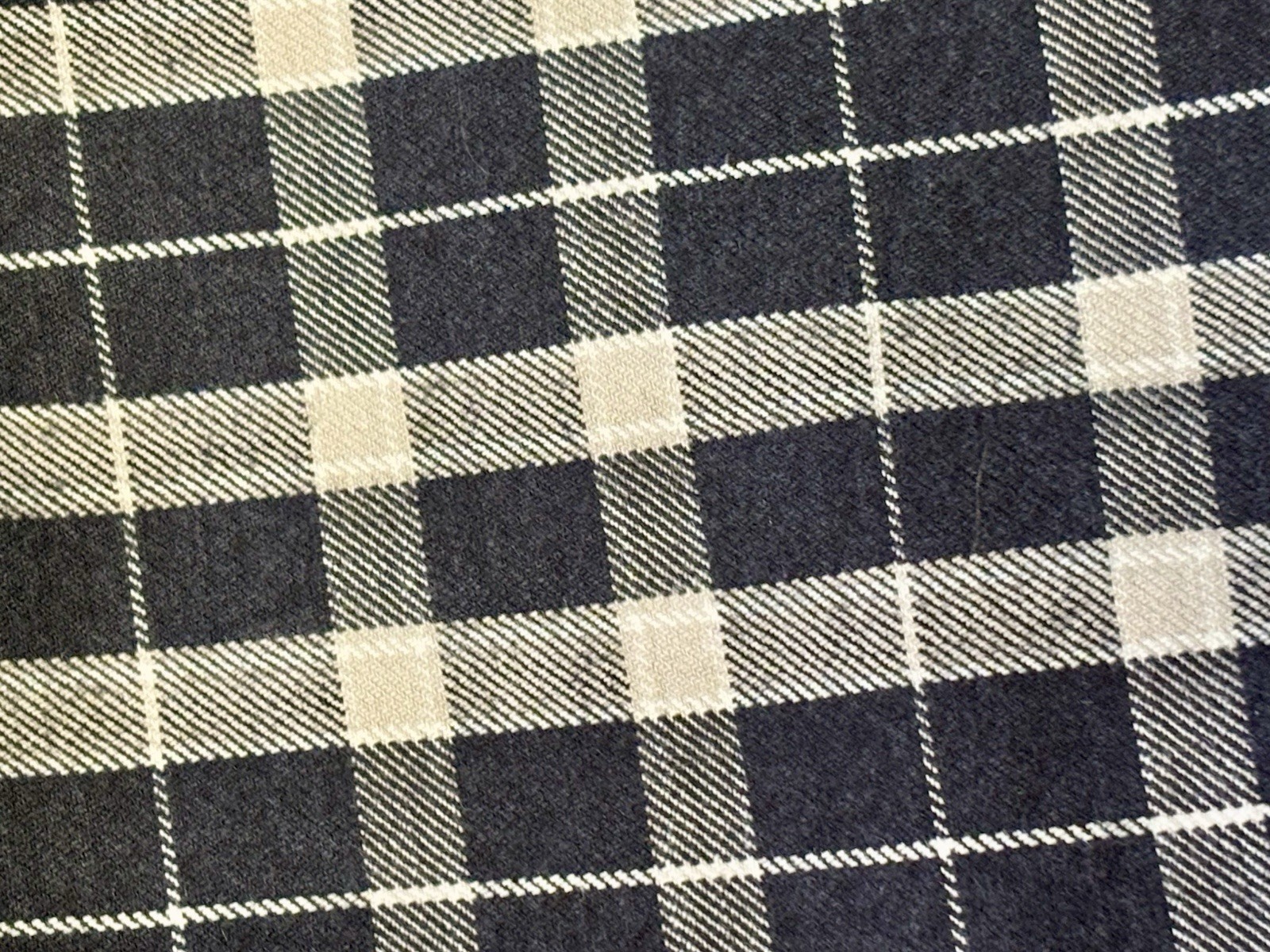 ASOS DESIGN Women Pants Size 6 Black White Checkered Plaid High Rise Wide Leg