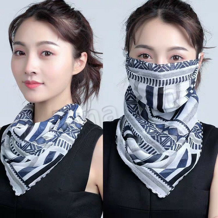 Women’s Reusable Face Mask Cover Scarf Washable Summer Outdoor USA Seller