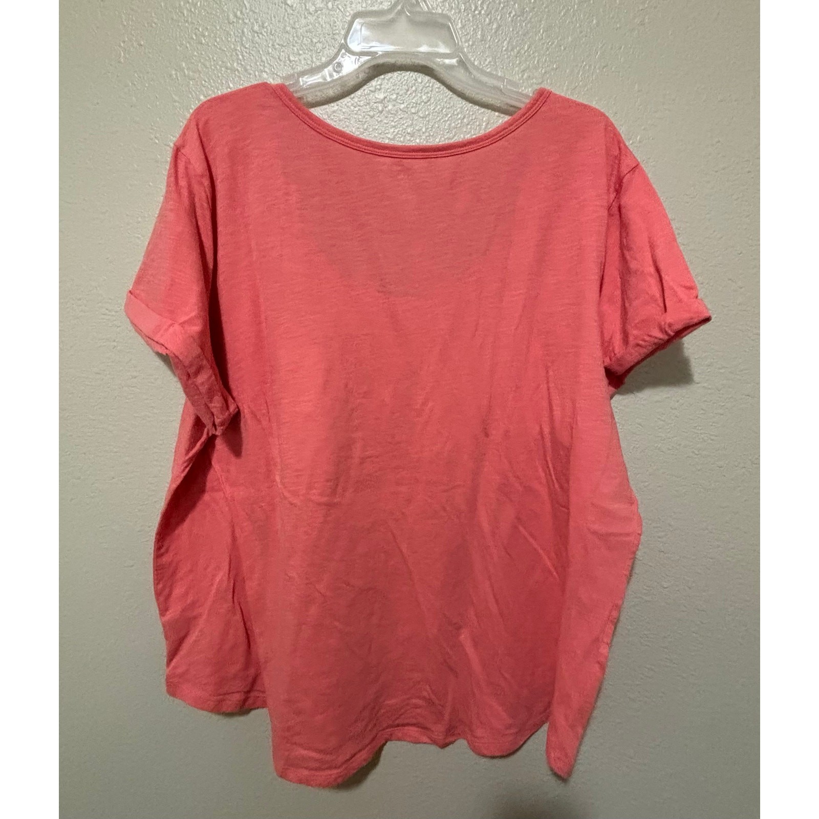 Women’s a.n.a ANA Boat Neck T-shirt Shirt Blouse with Pocket, size 3X