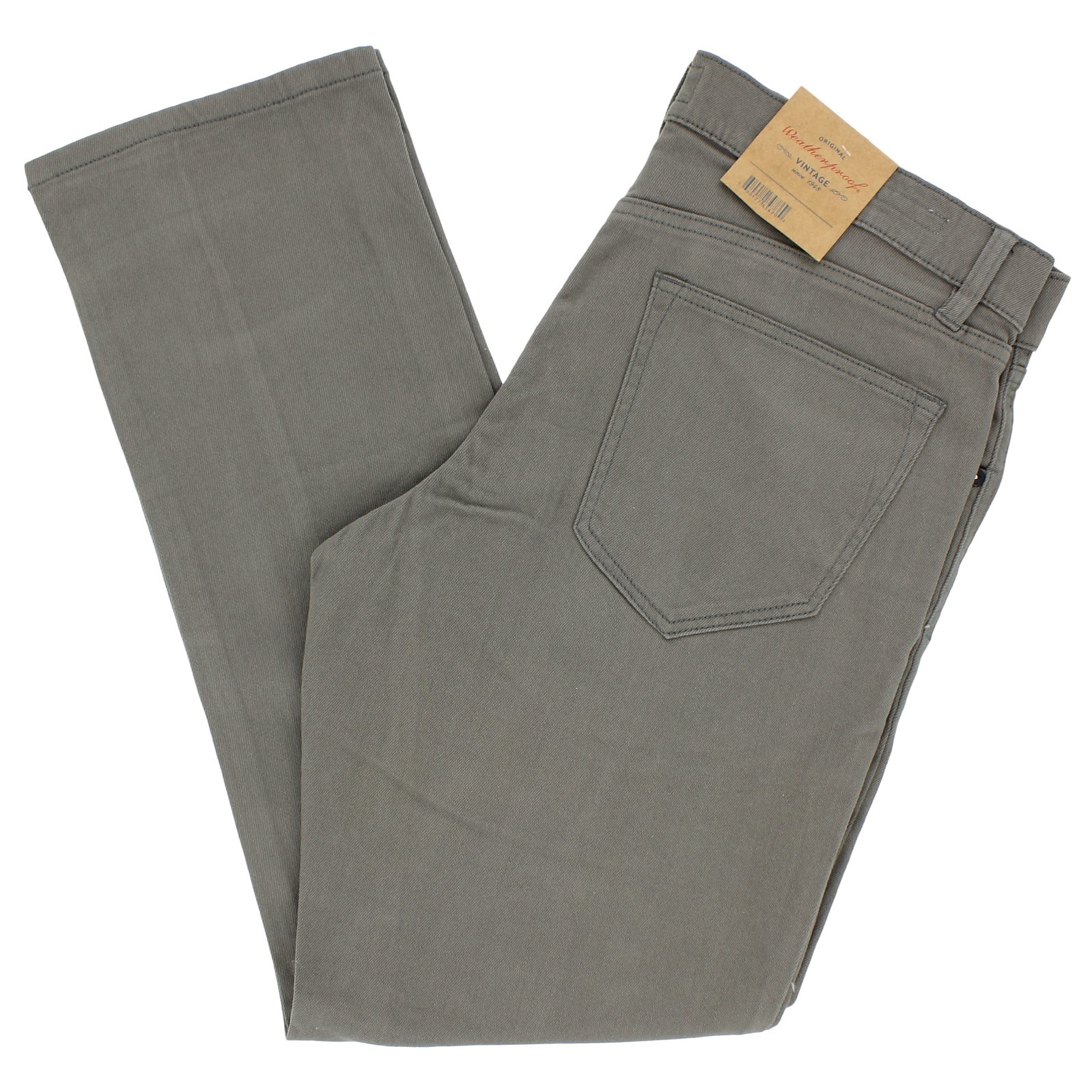 Weatherproof Vintage Comfort Pants, Men’s Straight Fit 5 Pocket Design Pants