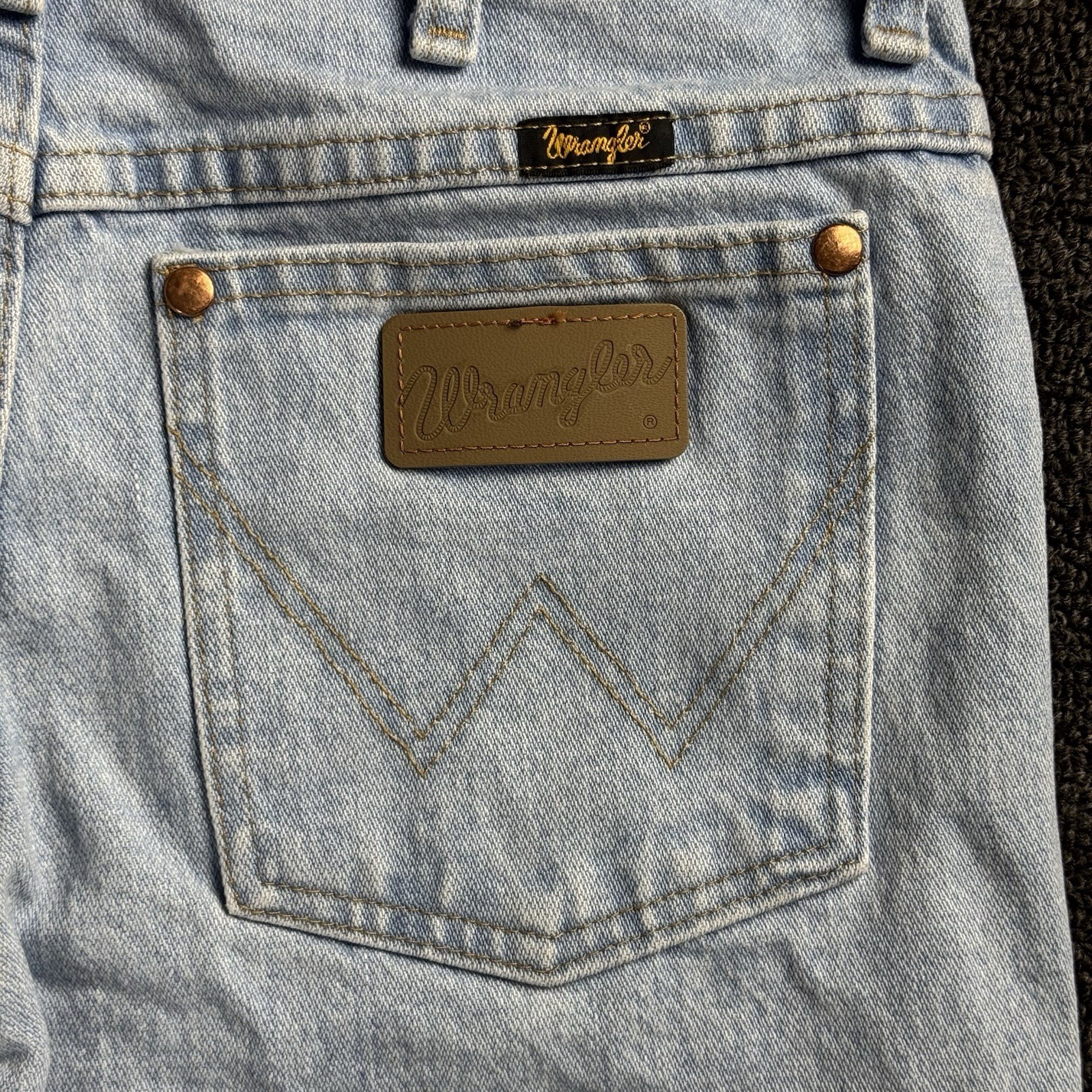 Wrangler Cowboy Cut Slim Fit Jeans Bleach Wash 936GBH Mens 30×32 Western Rodeo